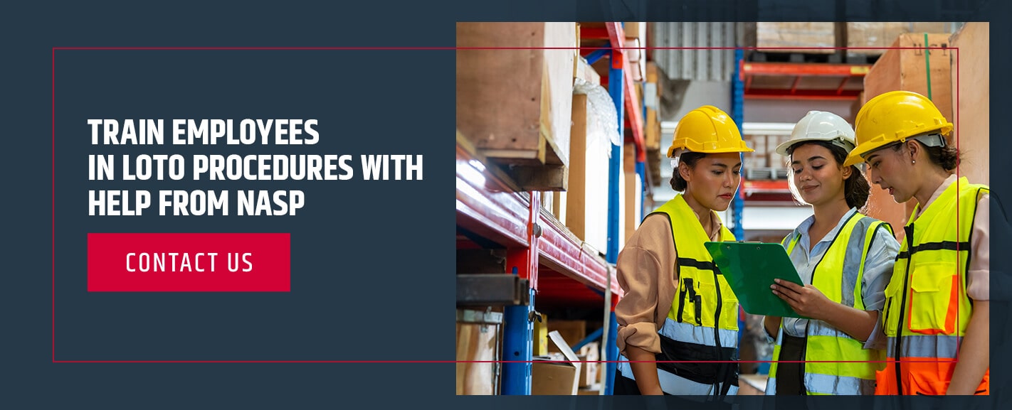 Train Employees in LOTO Procedures With Help From NASP